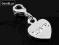 Zawieszka Charms Antyalergiczne SERCE K1513