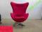 Fotel Egg Chair krótki włos 5 róż
