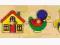 GOKI puzzle w ramce drewniane zabawki  2+