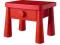 IKEA - CZERWONY STOLIK NOCNY MAMMUT DZIECIĘCY