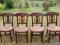 Cztery KRZESŁA dębowe