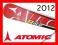 narty ATOMIC RACE JR 90 cm + wiązania EVOX 045