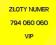 ZŁOTY NUMER  794 060 060 - SKUTECZNA REKLAMA VIP