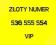 ZŁOTY NUMER  536 555 554 - WYPRZEDAŻ!!!