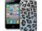 PURO Leopard - Etui iPhone 4/4S (szary)