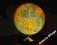 GLOBUS * LAMPA* PRZEDWOJENNY SZKLANY GLOBUS