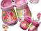 Klapki Truskawkowe Ciastko r.31/32 JasnyRóż WZÓR 1