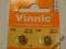 2 baterie L736 Vinnic AG3 LR41 SR736SW 392 192