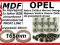 Dystanse MDF Opel Astra Calibra Omega Signum D03