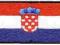 Naszywka - Flaga Chorwacji