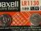 BATERIA MAXELL LR1130 LR 1130 2 SZTF-VATsuper cena