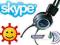 JAKOŚĆ * SŁUCHAWKI Z MIKROFONEM SKYPE GG TLEN 7307