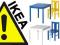 IKEA ZESTAW KRITTER STOLIK+KRZESELKO |NIE MAMMUT