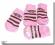 Skarpetki PINK MONKEY Rozm.M  DogsZone