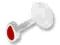 Labret 1,2/8 z bioplastu + srebro