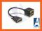 Delock adapter , splitter DVI-I->2x VGA/15f
