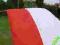 FLAGA POLSKI OGROMNA 152 x 90 CM GŁADKA JAKOŚĆ