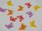 OZDOBNE MOTYLE SAMOPRZYLEPNE 12SZT W OPAKOWANIU