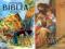 ILUSTROWANA BIBLIA+PAMIĄTKA KOMUNII prezent ZESTAW