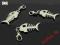 PL4686 ZAWIESZKA CHARMS FISHBONE HIT WIOSNY LEXIM