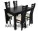 ZESTAW stół 120/70/160 x 4 krzesła S-5