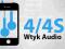 Wtyk audio Naprawa Serwis iPhone 4 4S Warszawa FV