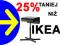 25% TANIEJ NIŻ IKEA DAVE STOLIK NA LAPTOPA CZARNY