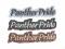Naszywka aplikacja  Panther Pride  11X2,5  cm