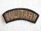 Naszywka aplikacja MILITARY 7X2