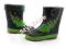 Kalosze ocieplane 30 zielony kameleon z wkładką