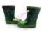 Kalosze ocieplane 26 zielone żabka z wkładką