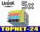 5 TUSZ DO EPSON R240 RX400 RX425 RX430 T0551 T0554