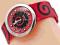 Szalony Zegarek Xonix - Czerwony - MegaPrezent