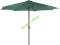 Parasol Ogrodowy Zielony Śr 300 cm alu/stal