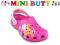 CROCS HELLO KITTY KLAPKI 33-34 RÓŻ J2  MINIBUTY