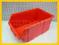 70 x POJEMNIKI MAGAZYNOWE CZERWONY 110 x 165 x 75
