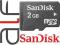 KARTA PAMIĘCI SANDISK micro SD 2GB - 10MB/s