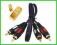 Kabel 2xRCA wt/ 2xRCA wt ( 2xChinch ) GOLD 0,5 m