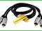 Kabel DIGITAL MRS 2xCHINCH 2xRCA GOLD 1 m