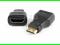 Adapter HDMI - mini hdmi gniazdo wtyk GOLD HQ