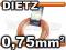 DIETZ NOWY KABEL GLOSNIKOWY 2 x 0,75mm 10m 0,75mm2