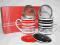 Zestaw Kubków porcelanowych z zaparzaczem Zebra