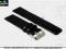 PASEK DO ZEGARKA 22 mm DILOY 327.22.1 CZARNY (1)