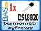 Termometr cyfrowy __ DS18B20 __ TO92