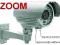 ZOOM REGULOWANY KAMERA ZEWNETRZNA MONITORING 520L