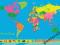 Mapa Świata dla Dzieci - plakat 61x91,5 cm