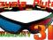 NOWY MODEL Okulary 3D ANAGLIFOWE NEW DESIGN WaWa