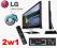 LG 24'' M2450D FullHD MPEG4 USB DivX MKV +kab HDMI