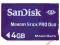 SANDISK MEMORY STICK MS PRO DUO/4GB |!