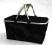 TORBA KOSZYK NA ZAKUPY PIKNIK = CZARNA =